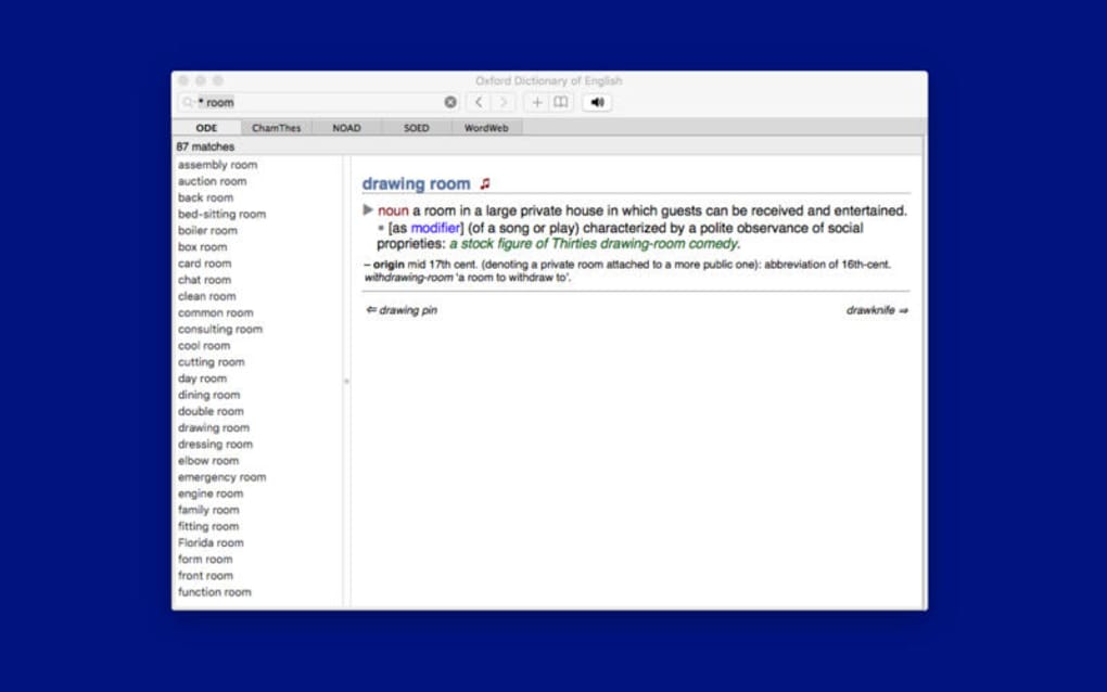 free dictionaries download for os x sierra