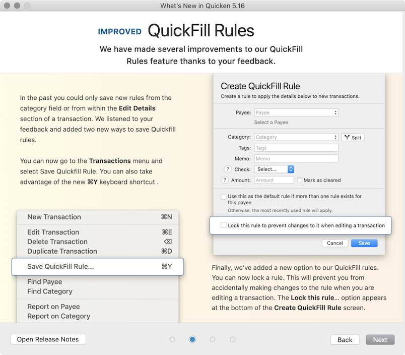 quicken mac change category for multiple transactions